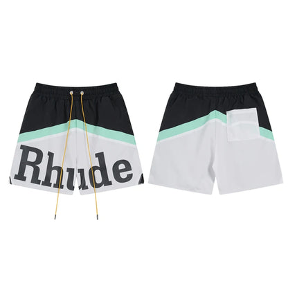High Quality Streetwear Multi-color Rhude Beach Shorts Men Women Loose Breathable Casual Shorts