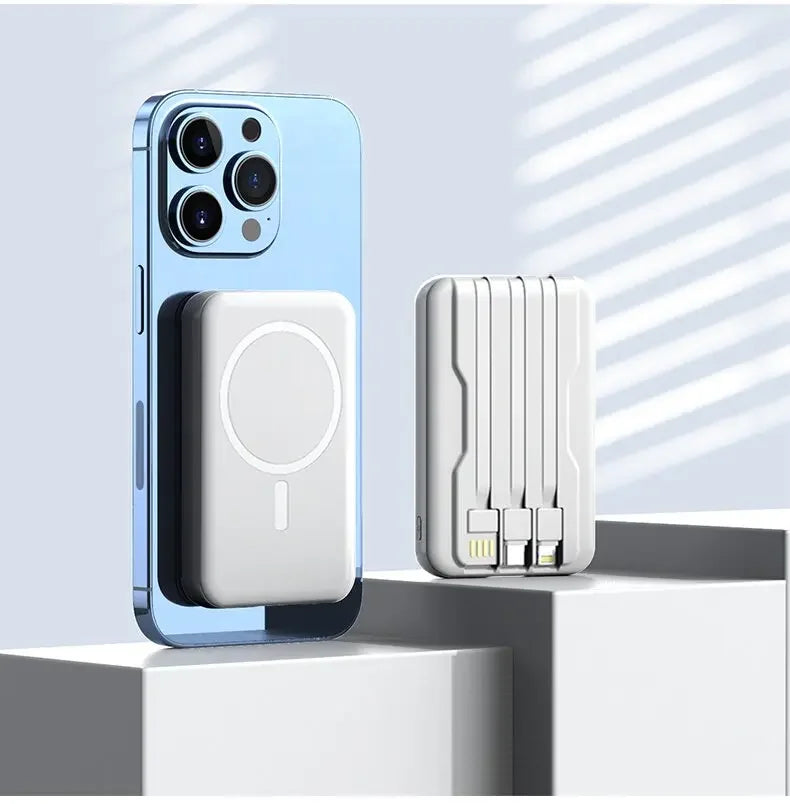 Taepiaai Magnetic Power Bank for Magsafes 20000mAh Wireless PD 22.5W Fast Charger Powerbank External Battery for IPhone Samsung