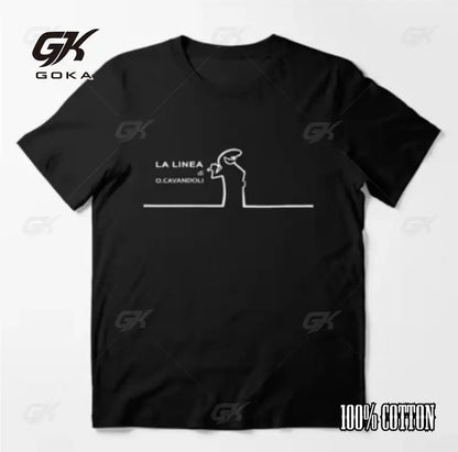 Summer T Shirts for Men Balum La Linea Funny Graphic Tshirt Cotton Comfortable Premium Camisetas Unisex Streetwear Fashion