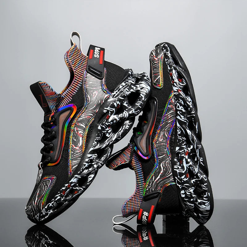 Men Casual Sneakers - Breathable Mesh Shoes With Durable TPU Outsole & Lightweight Design