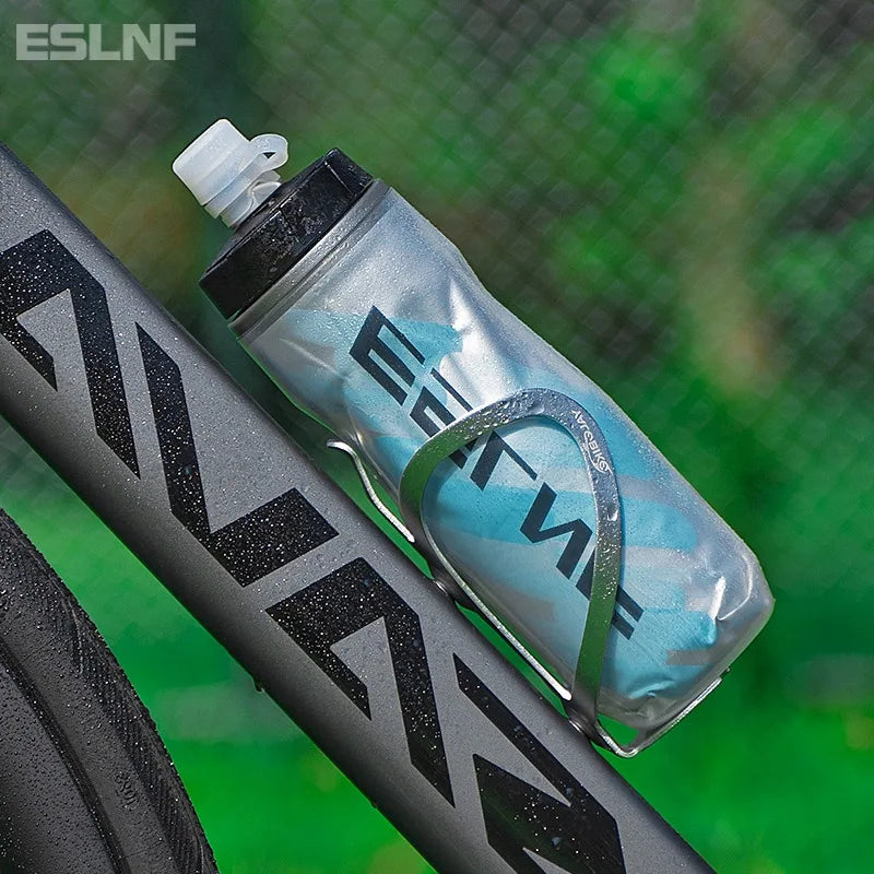 ESLNF Bicycle Water Bottle Ice Protection Sports Water Bottle Large Capacity Fitness Water Cup Outdoor Cycling Water Cup Accesso