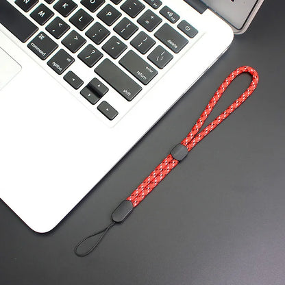 Hot Mobile Phone Straps USB Key Short Lanyard Adjustable Walkie Talkie Hand Strap Wrist Rope Audio Anti-lost Lanyard for iPhone