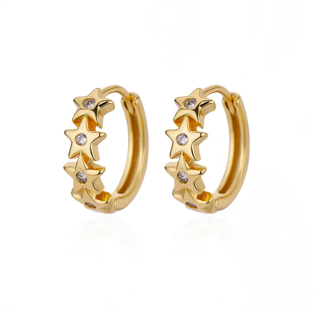 Vintage Starfish Stud Earrings – Stainless Steel Ocean Studs