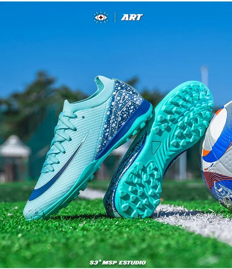 Professional Football Boots – Ultra-Light Soccer Cleats For Men & Women | Non-Slip Grass Shoes