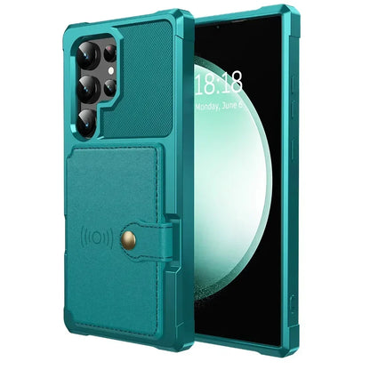 Card Wallet Case for Samsung Galaxy S24 S23 FE S25 Plus S22 S21 S26 Ultra A17 A37 A56 A36 A55 A35 A15 A54 A34 A52S A05S A05 A16