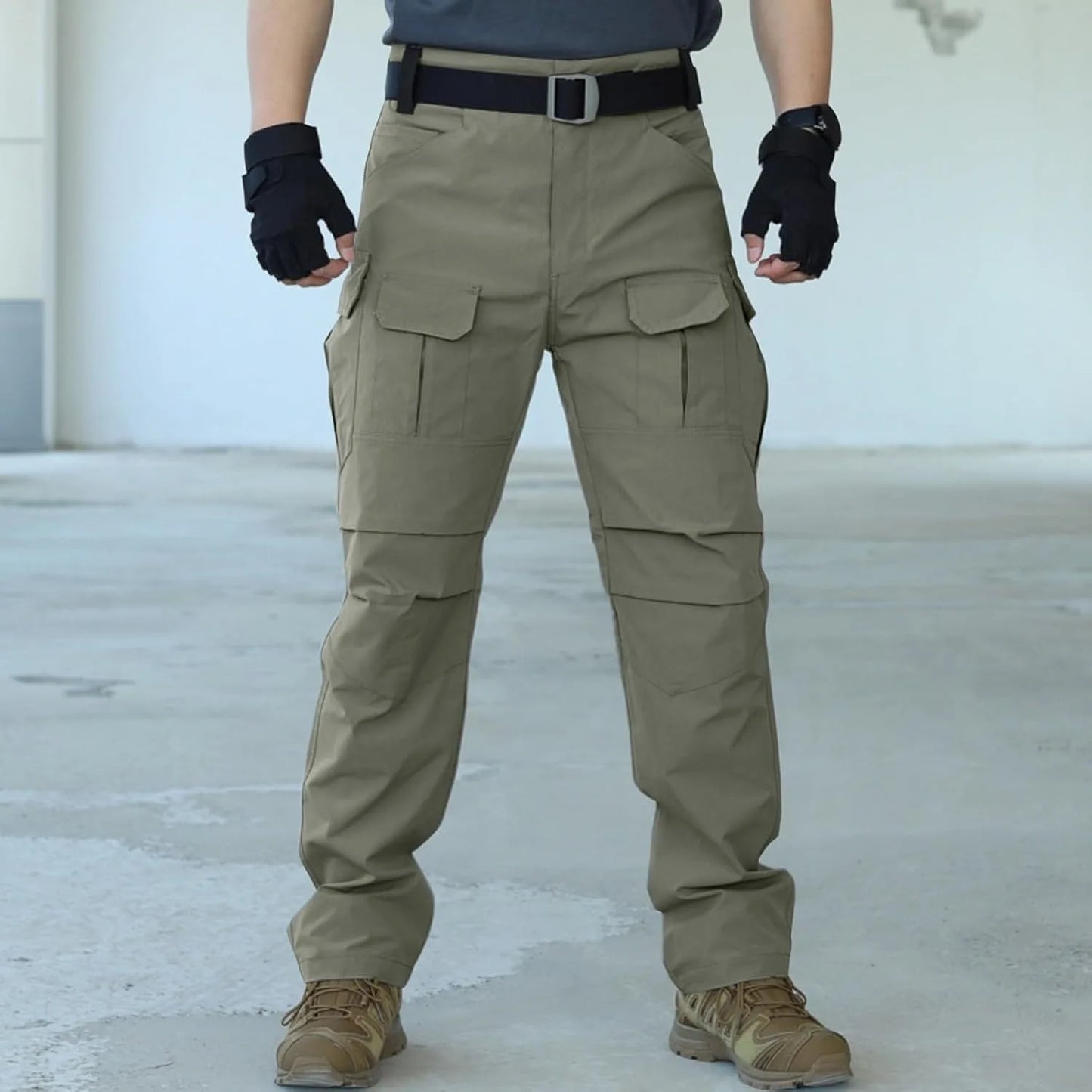 Men's Tactical Cargo Pants, Slightly Stretch Fabric, Soft and Breathable, Multi-Pocket, Suitable for Casual Outings