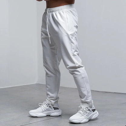Men's Running Pants - Breathable Waterproof Sweatpants With Elastic Waist & Zip Pocket