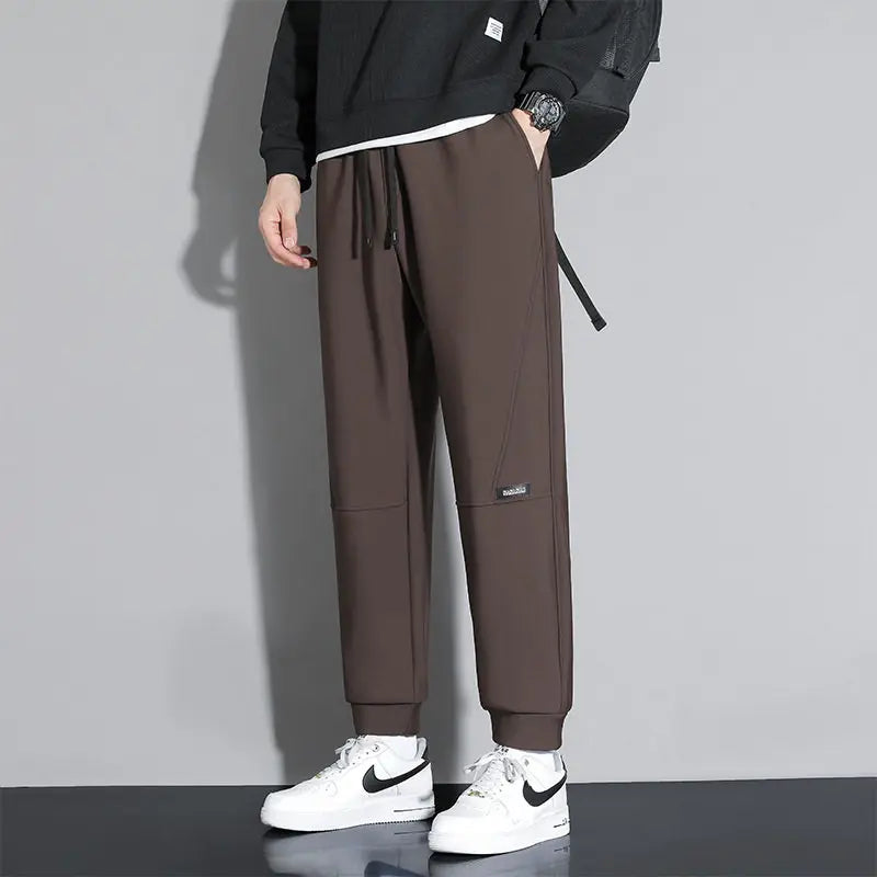 10XL Casual Pants Mens Straight Loose Trousers Men Clothing Elastic Waist Quick Dry Pants Summer Fashion Oversized Joggers Pants