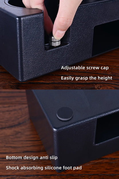 Espresso Tamper Holder | Multifunction Coffee Tool with ABS Stand & Knock Box