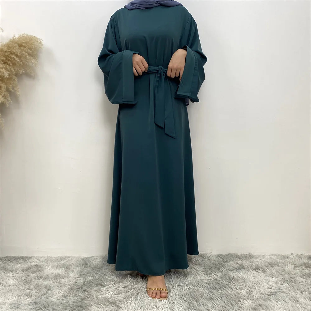 Modest Abaya Dress Ramadan Kaftan For Women | Elegant Muslim Maxi Robe