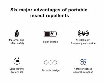 M63 Mosquito Repellent Pendant Mosquito Proof Keychain Children Adults Outdoor Portable Ultrasonic Insect Repellent Rechargeable