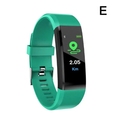 HD Color Screen 115plus Smart Band Heart Rate Health Watch Waterproof Sports Bracelet