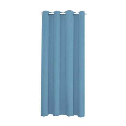 Blackout Door Curtains | Thermal Insulated Eyelet Curtain Panel - Privacy & Noise Reducing