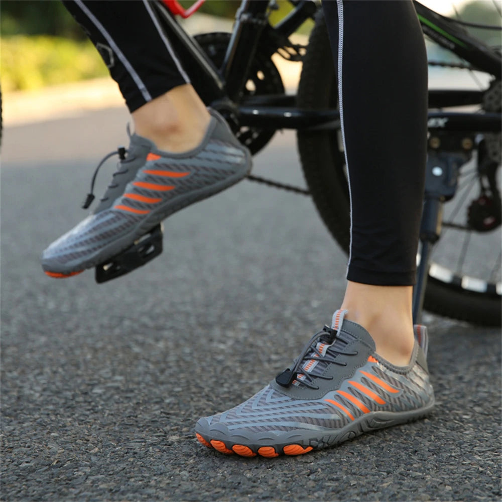 Men Water Shoes Beach Barefoot Swimming Surfing Seaside Aqua Shoes Upstream Wading Sneakers Gym Fitness Hiking Walking Footwear