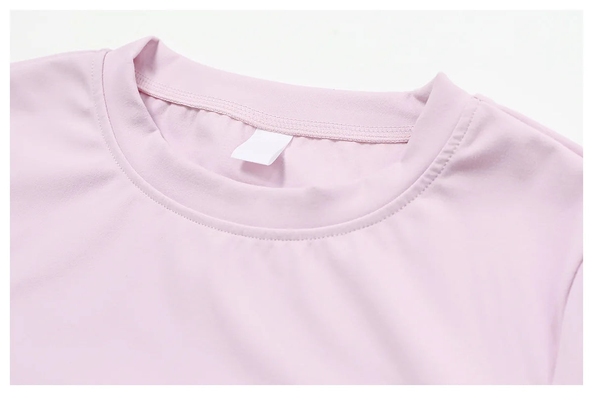 Women Yoga Top - Seamless Sport Shirt | Breathable Short Sleeve Gym Tee