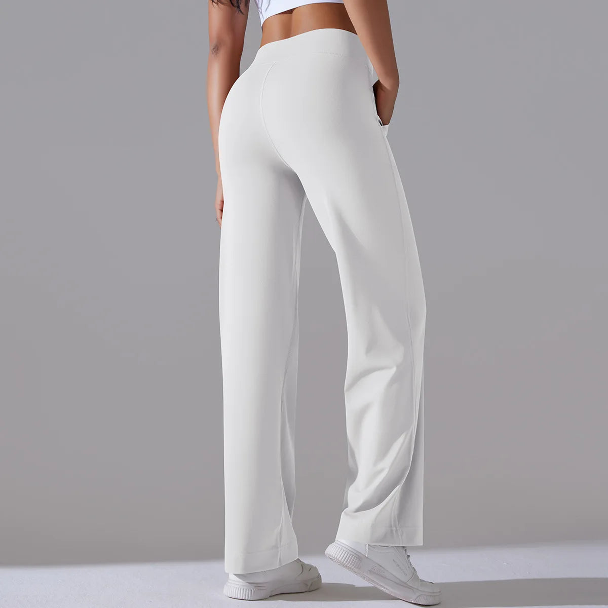 Yoga Straight Leg Sweatpant Straight Leg Women's Loose Tracksuit Pants Wide Leg Outdoor Gym Runing Casual Tracksuit Pants
