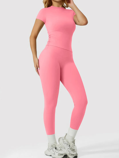 Women's Yoga Set, High-Quality Body-Fitting Quick-Dry Fitness Wear, Sport Yoga Two-Piece Set
