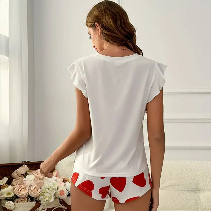 Summer Pajamas Set Women Summer Trousers Sets Pijama Women's Pajama Sleepwear Woman Sleeping Sexy Sleep Lounge Underwear