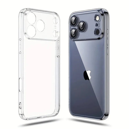 Ultra Thin Clear Phone Case For iPhone 17 16 Pro Max 17Pro Soft Silicone Transparent Cases For iPhone 15 14 13 17 Pro Max Cover