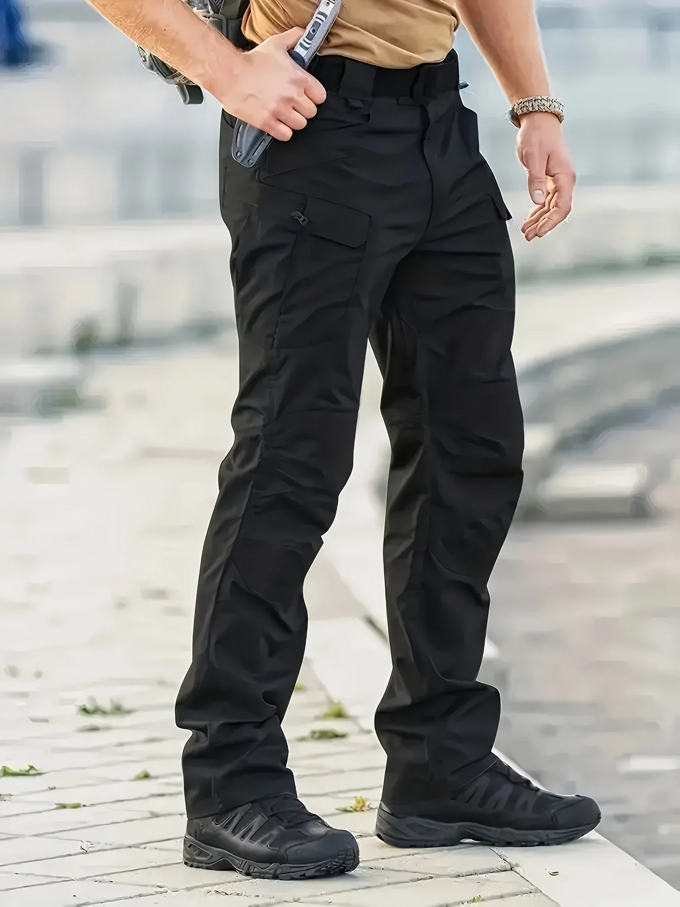 6XL Plus Size Men's Tactical Cargo Pants Outdoor Casual Sports Hiking Fishing Waterproof Multi-pocket Trousers