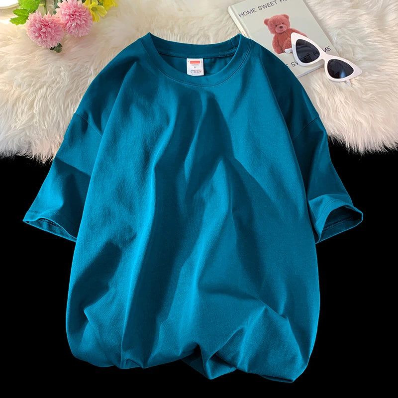 LEGIBLE 2025 Summer Men's T Shirt Casual Loose Cotton Short Sleeve T-Shirt Mens Top Tee shirt Men