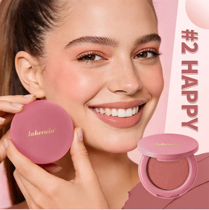 New Matte Blush Cream to Powder Cushiony Bouncy Texture Long Lasting Natural Flush Brightens Face Complexion Woman Makeup