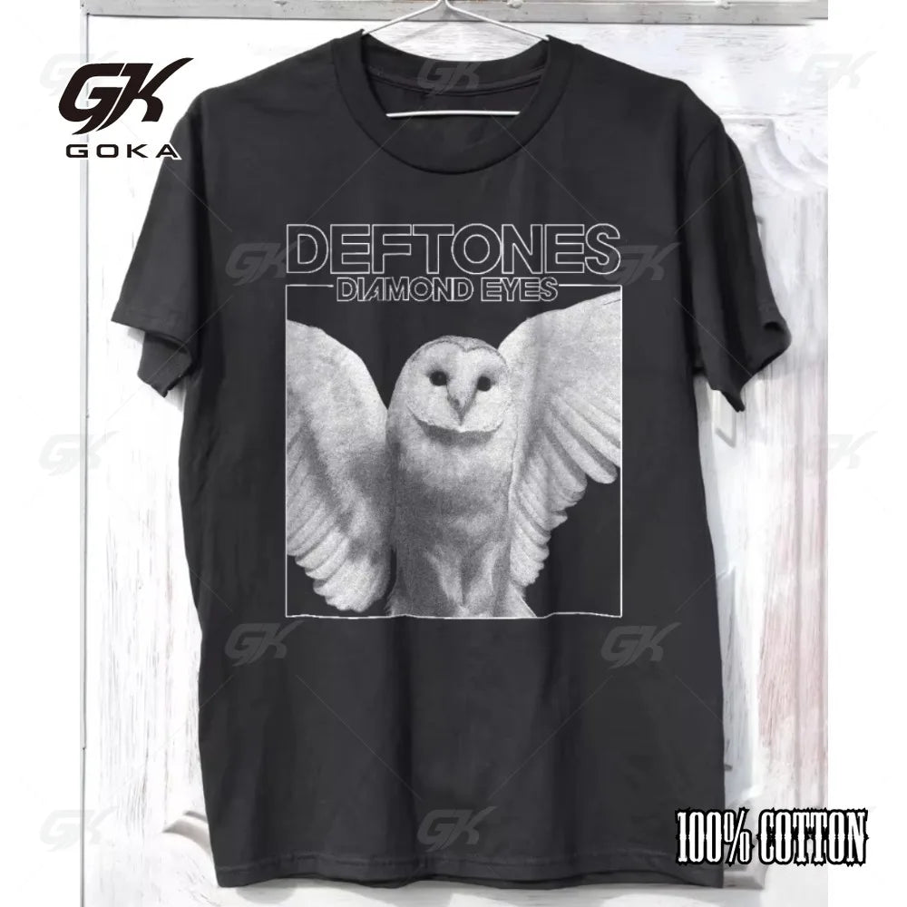 Deftones Cotton Singer Band T Shirt Men Women Hip Hop Rock Tee Fashion Short Sleeve T Shirt Summer Clothes T-shirts Tops