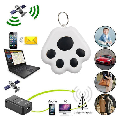 Mini GPS Locator Anti-Lost Device Alarm Wallet Keychain Smart Tag Bluetooth Tracer Keychain Pet Child Luggage Tracker Key Finder