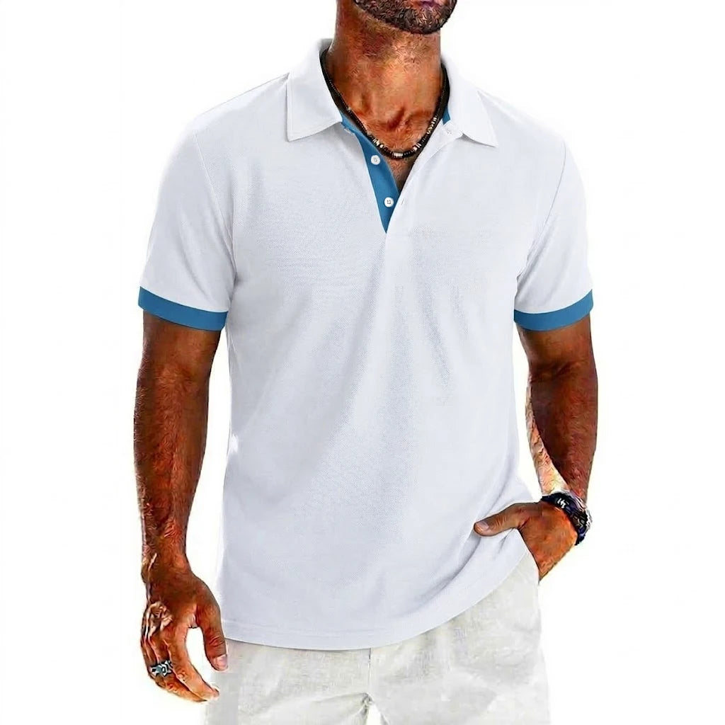 Men's Polo Shirt – Lightweight Breathable Lapel Sports Tee