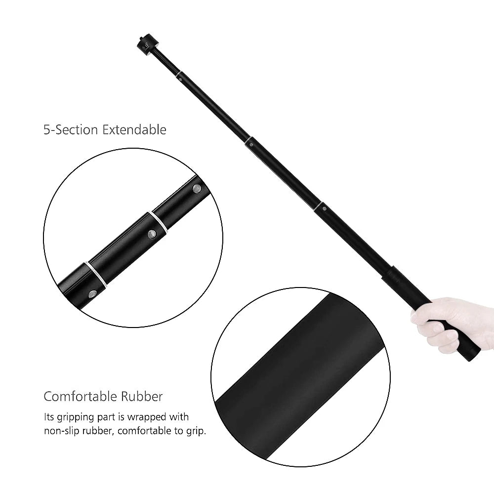 Extension Rod Pole Bar Adjustable Selfie Stick Handle Tripod for Dji OSMO Mobile 3 2 Zhiyun Smooth 4 X Q2 Moza S Handheld Gimbal