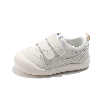 Kids Learning Shoes - Soft Sole Toddler Walking Shoes With Hook & Loop Closure