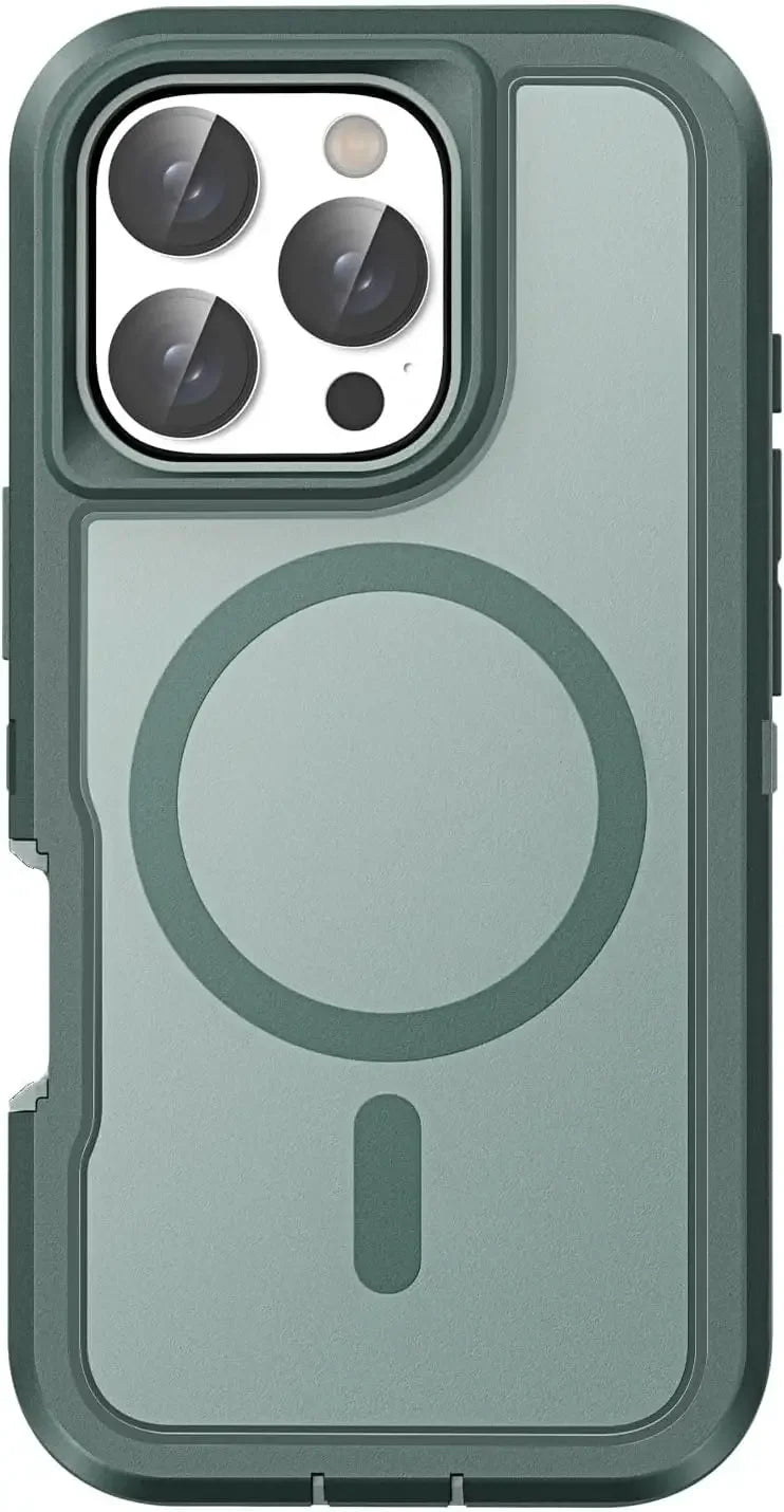 Luxury Ott Magnetic Armor Cases for IPhone 17 16 15 14 Plus 13 12 11 Pro Max Box Shockproof Charging Heavy Duty Protect Cover