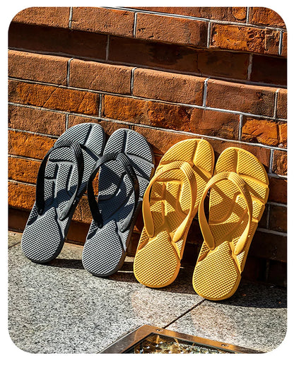 Fashion Black Massage Slippers Men Flip Flops Sale Big Size 50 Casual Slides Men Non Slip Beach Slippers for Men Chanclas Hombre