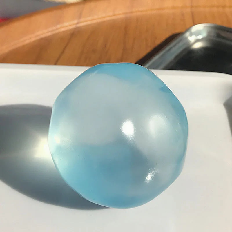 1/3pcs Cute Translucent Coconut Oil Squeeze Ball Appearance Plasticity Slow Rebound Stress Relief Fidget For Kids & Adult 6*6CM