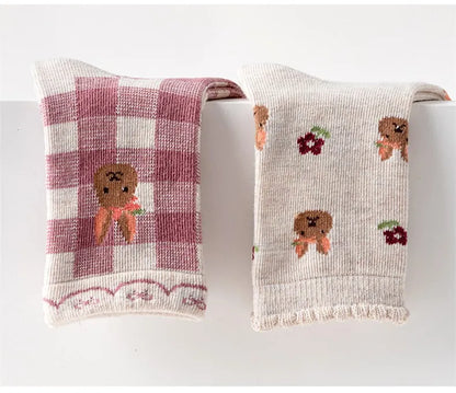 1-12Y Kids Socks Girls Socks Sweet Fancy Lace Sock Baby Toddler Spring Autumn Winter Cotton Socks Children