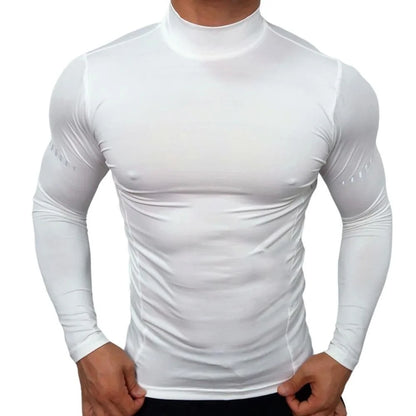 Men's Compression Shirt Athletic Long Sleeve Workout T Shirt | UV Sun Protection, Quick Dry