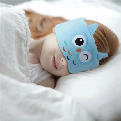 Soft Plush Bluetooth Headphones Eye Mask Elastic Eye Mask Volume Limited Children's Sleep Earphones Comfortable Wear