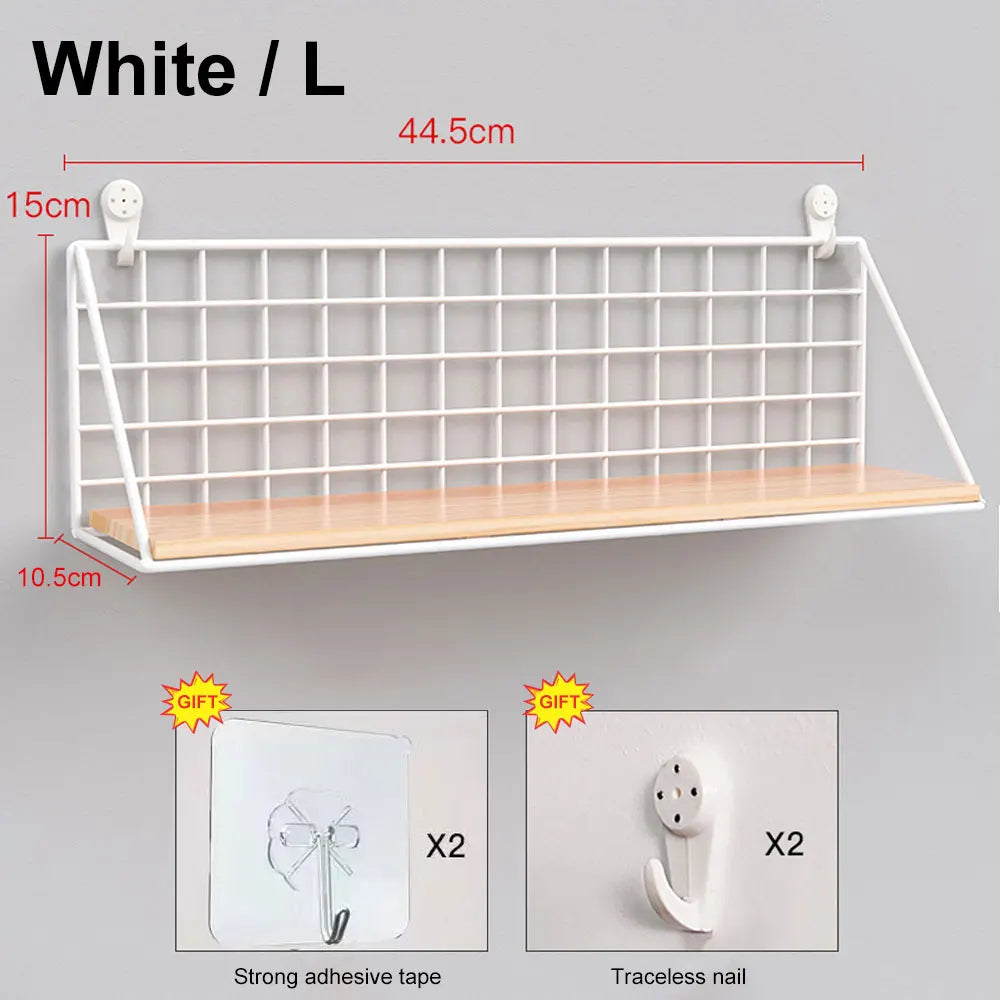 Wooden Spice Rack - Wall-Mounted Kitchen Organizer for Spice Jars - ZOOMNSTORE