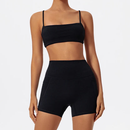 Women Gym Workout Set – Two Piece Activewear with Quick Dry Sportswear & Breathable Bra