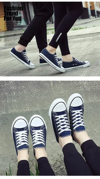 Men Canvas Shoes Student Board Shoes Fashion Fashion Shoes Soft Wear Wear Casual Sports Shoes Lace Design Fashion Low Cut Shoes