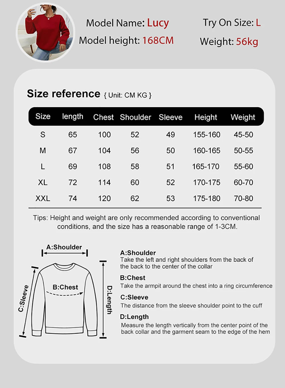 Simple autumn women's hoodie, casual fleece long sleeved warm full set women's pullover