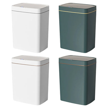 Smart Sensor Touchless Trash Can - Waterproof Electric Garbage Bin for Kitchen  Bathroom