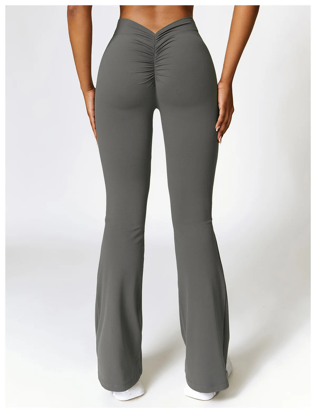 New Yoga Pants Flare Leggings Women High Waist Wide Leg Pants Women Gym Fitness Sports Flared Pant Dance Trousers V-shaped Hip