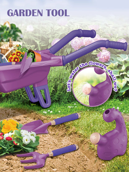 Gardening Tool Set Toys for kids, Children's Outdoor Garden Beach Cart Apron Glove Plant Flowers Tools Gifts for boys and girls