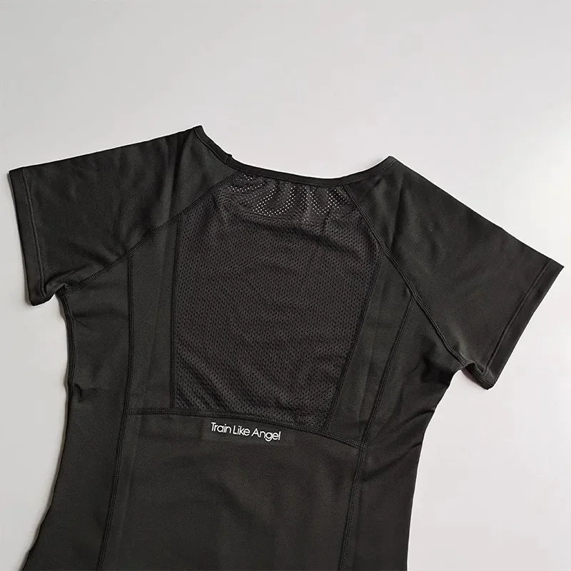 Outdoor Sports Shirt Sportswear Yoga Wear Women's Sports T-Shirt Fitness Clothes Running Yoga Top Female Workout Tops T-shirt