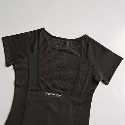Outdoor Sports Shirt Sportswear Yoga Wear Women's Sports T-Shirt Fitness Clothes Running Yoga Top Female Workout Tops T-shirt