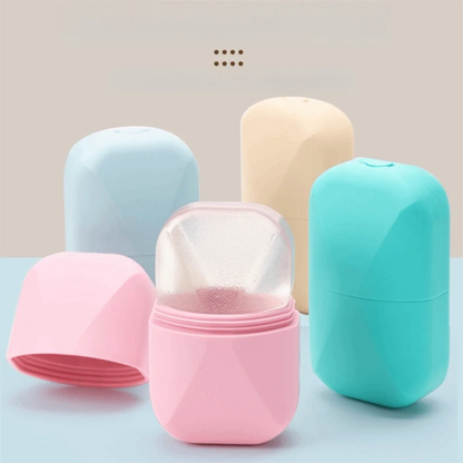 Portable Silicone Ice Roller for Face Beauty Skin Care Tools Face Lifting Facial Massager Reusable Ice Cube Trays Eyes and Neck