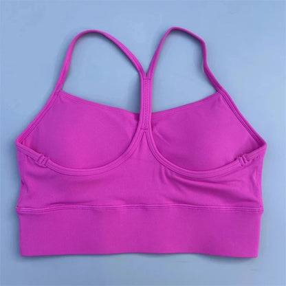 Women Fitness Sports Bra – Y-Line Straps High Strength Breathable Gym Top