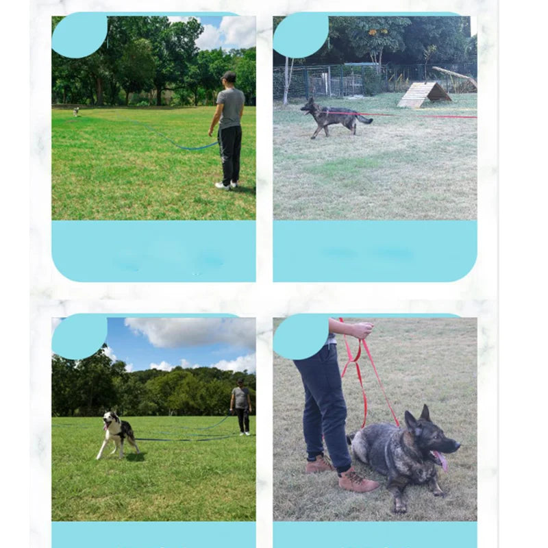 Extra Long Polypropylene Pet Leash Heavy Duty Dog Training Lead Anti Tear Tracking Rope Outdoor Walking Safe Control