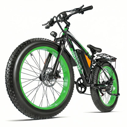 EOEOTWO Electric Bike,1500W Peak Ebikes for Adults, 26'' Fat Tire Best Ebike for Men, 70 Miles with 960Wh Battery, 25-30MPH Max Speed Bicycles, 330LB Capacity